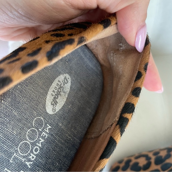 Leopard Mohair pointed toe flats - Picture 3 of 6